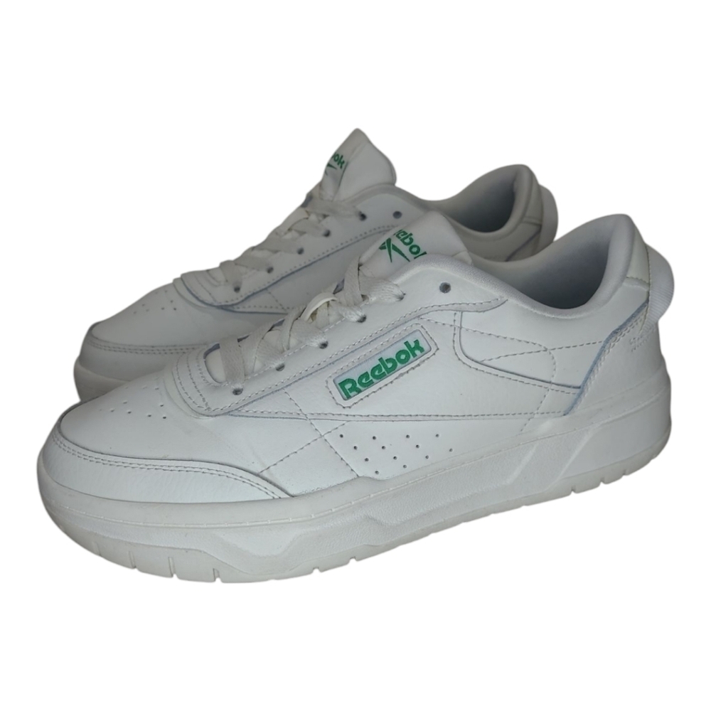 Reebok Tech Geo Club C Green/White Size 8 1/2 - Picture 14 of 16